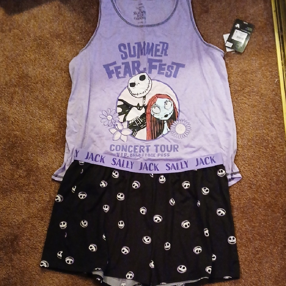 Disney Nightmare Before Christmas Purple Top